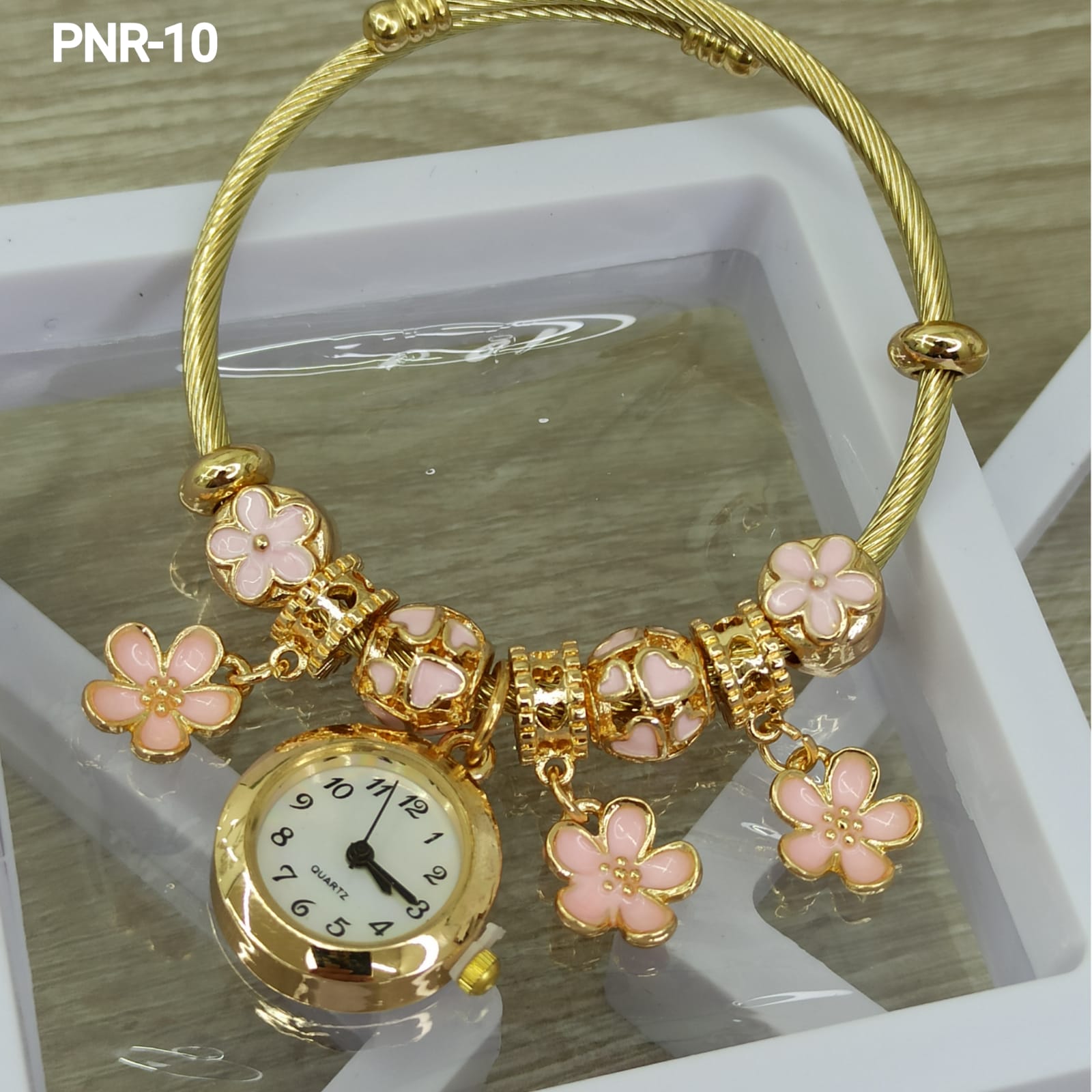 RELOJ PULSERA TIPO PANDORA