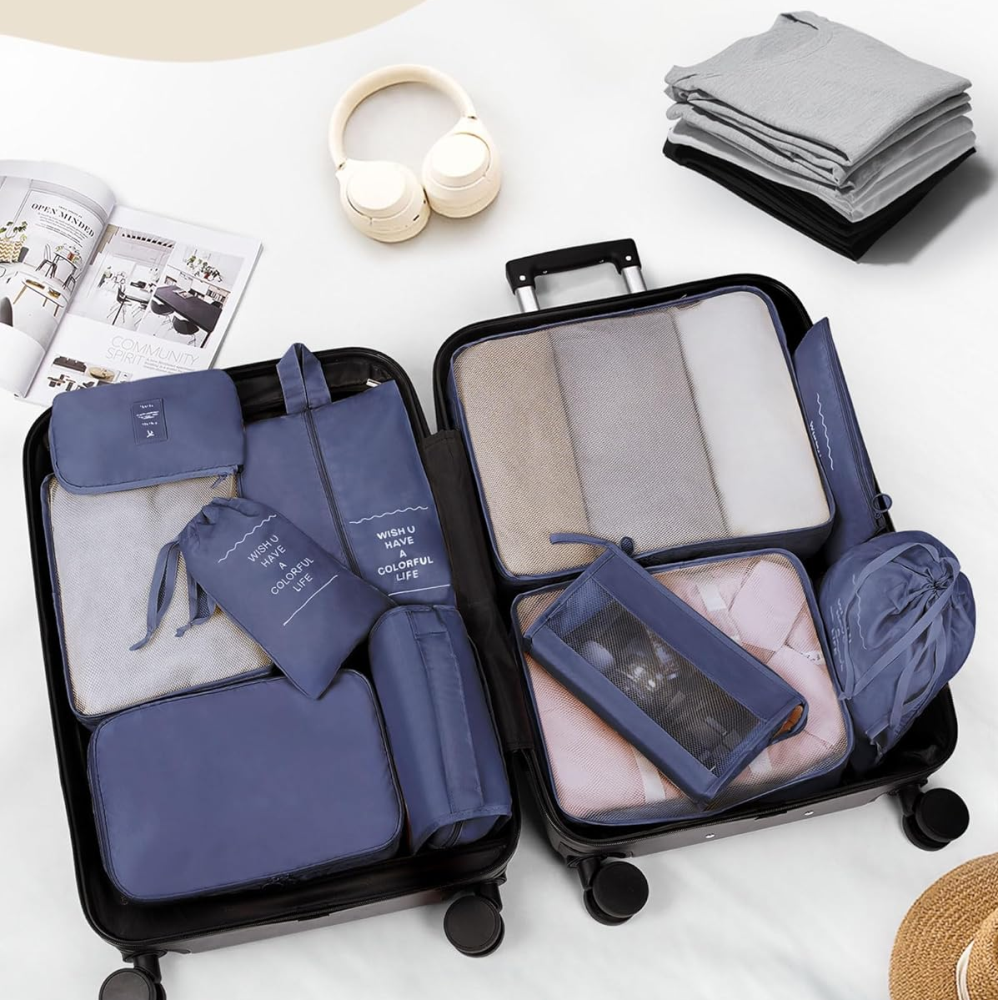 ORGANIZADOR DE ROPA PARA VIAJE 11 PCS