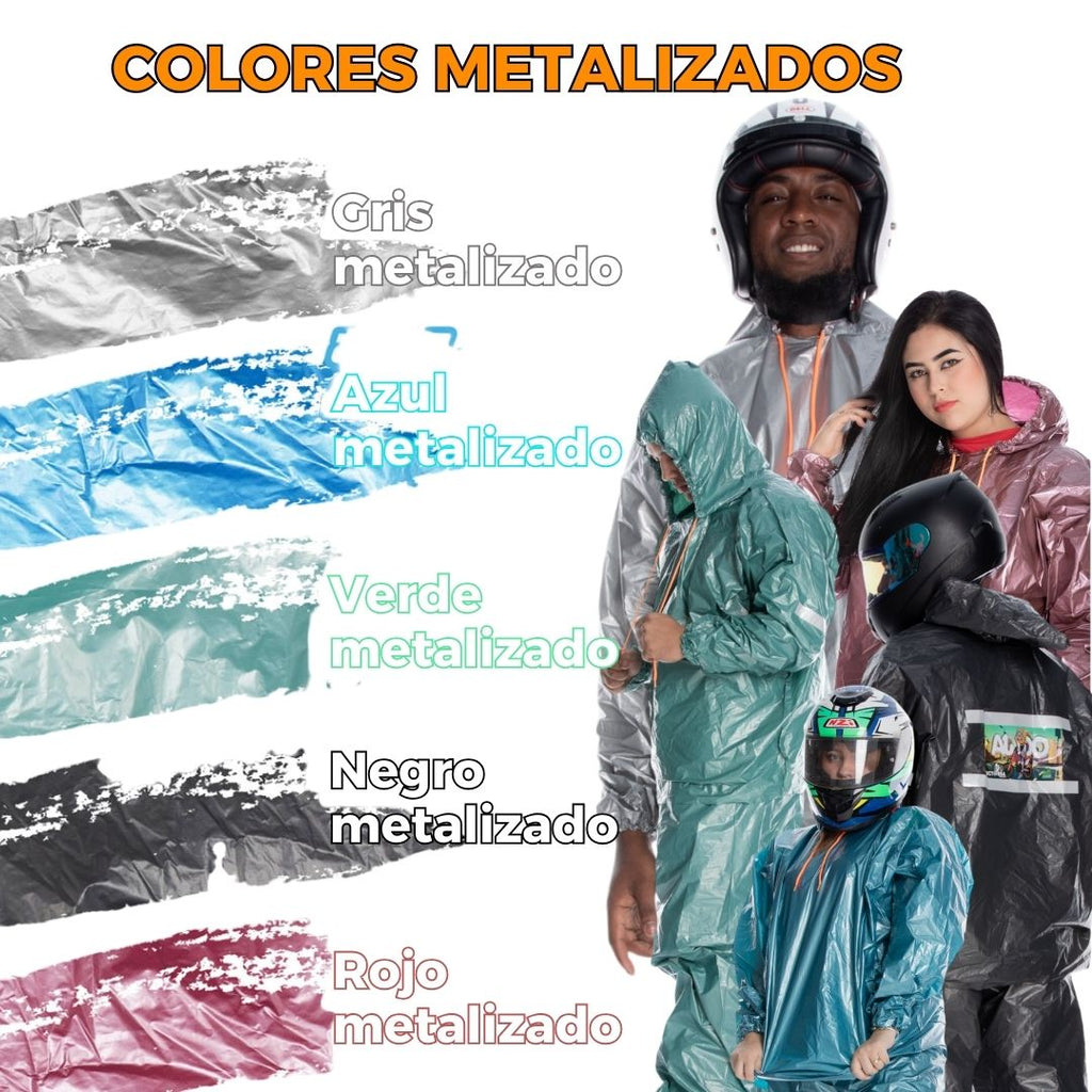 IMPERMEABLE METALIZADO