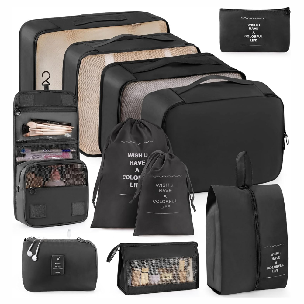 ORGANIZADOR DE ROPA PARA VIAJE 11 PCS